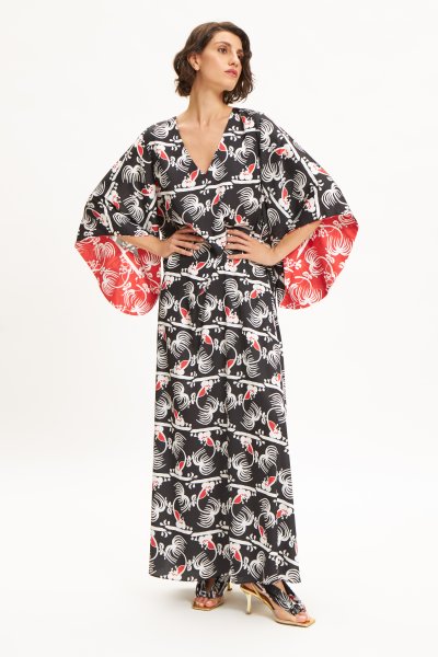  ALAVASTRO KAFTAN DRESS