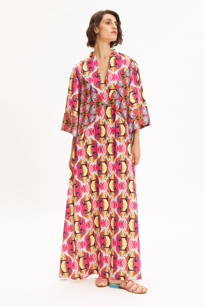 ANAGLYFO KAFTAN DRESS